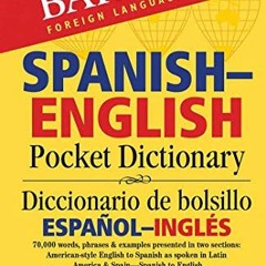 ( mfPoX ) Barron's Spanish-English Pocket Dictionary: 70,000 words, phrases & examples presented in