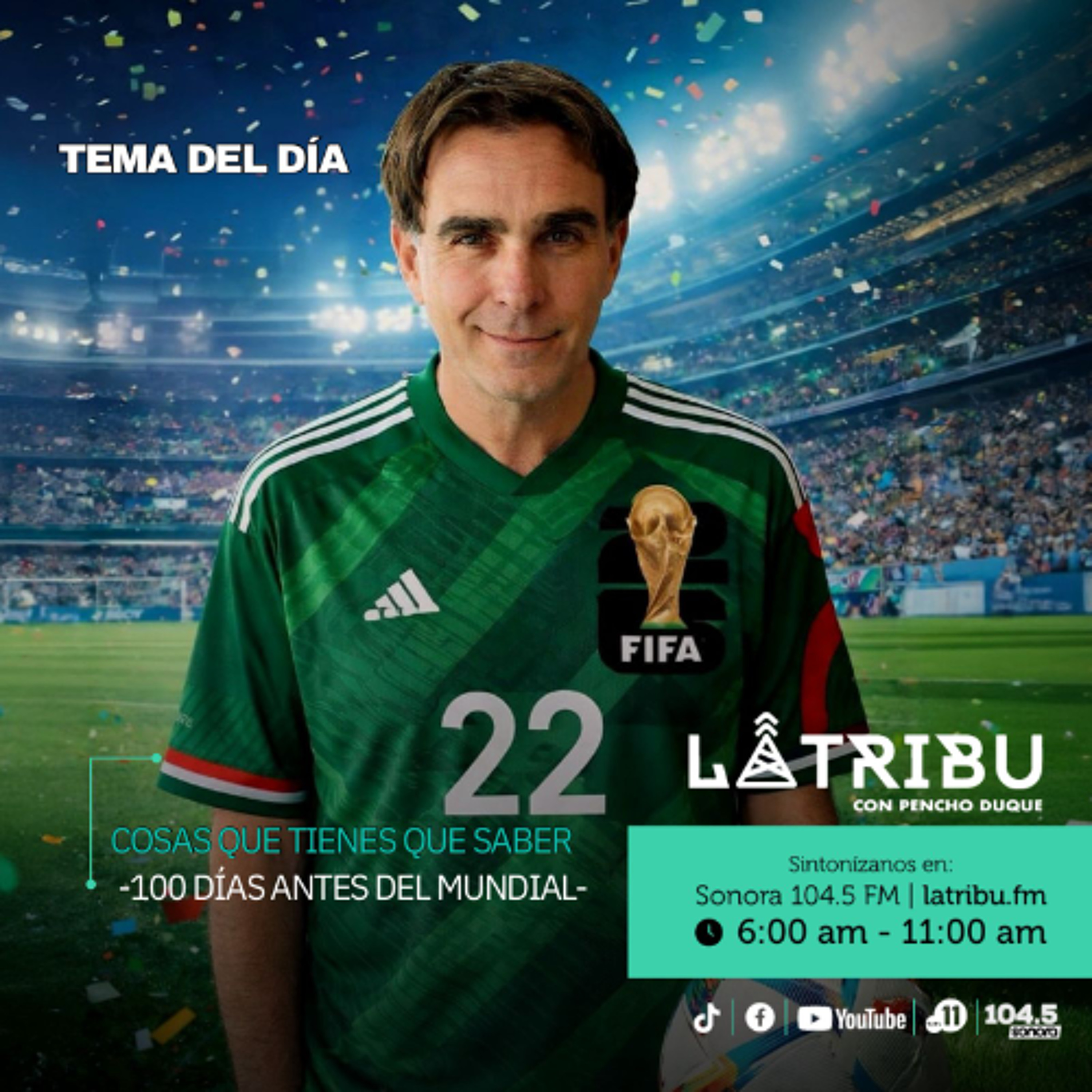 Los Datos que Debes Saber 100 Días Antes del Mundial 2026