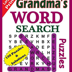 [Access] KINDLE 🎯 Grandma's Word Search Puzzles (Suitable for hours of brain exercis