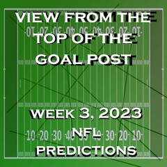 View From The Top Of The Goal Post: Week 3 NFL Predictions
