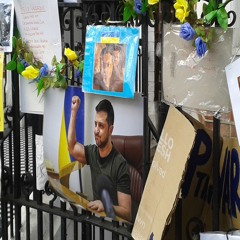 Demonstration outside Russian Embassy in London