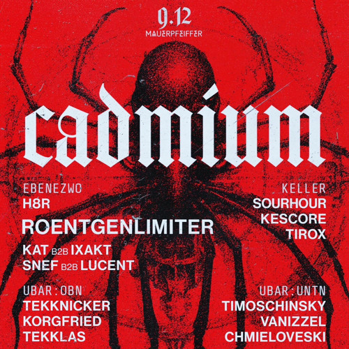 TeKK Neu Geschranzt!! (Setcut) @2Y CADMIUM 09.12.2023