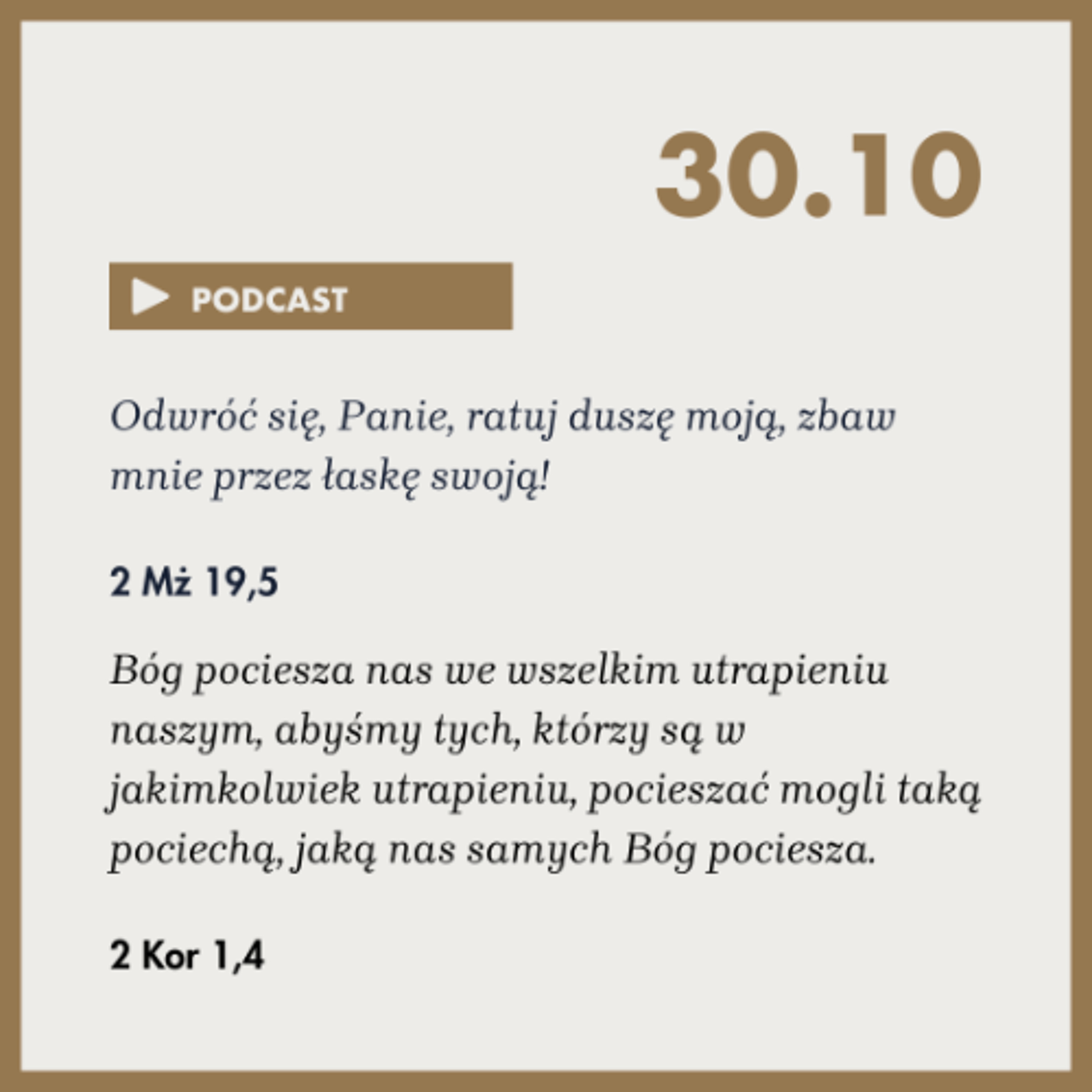 Poranek ze Słowem na 30 października 2025 episode artwork