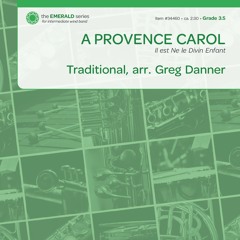 A Provence Carol (Band Gr. 3.5) - arr. Greg Danner