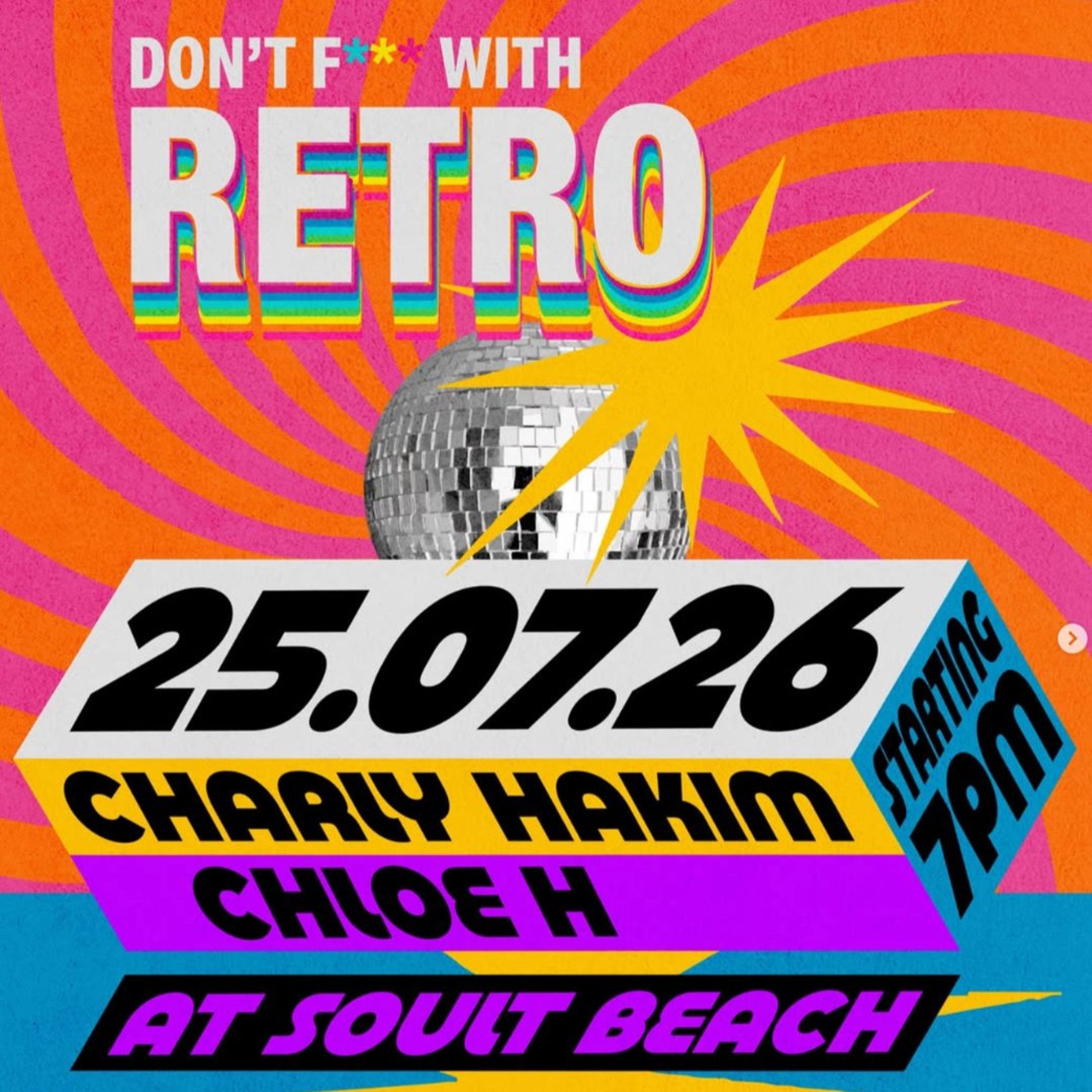 DON'T F*** with RETRO - Live @ Soult Beach - b2b Charly Hakim episode artwork