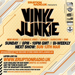 Episode 18 - Vinyl Junkie - Eruption Radio Podcast - 13th March 2022