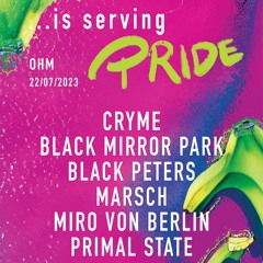 Black Mirror Park at is serving Pride at OHM