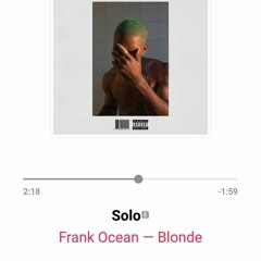 Frank Ocean - Solo (2x) LIVE