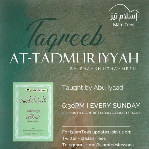 Taqreeb at-Tadmuriyyah - Lesson 6
