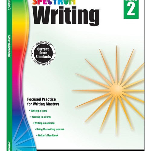 ⭐ PDF KINDLE ❤ Spectrum Writing Workbook Grade 2, Ages 7 to 8, Second