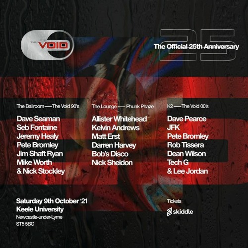 The Void 25 @ Keele SU, 9.10.21