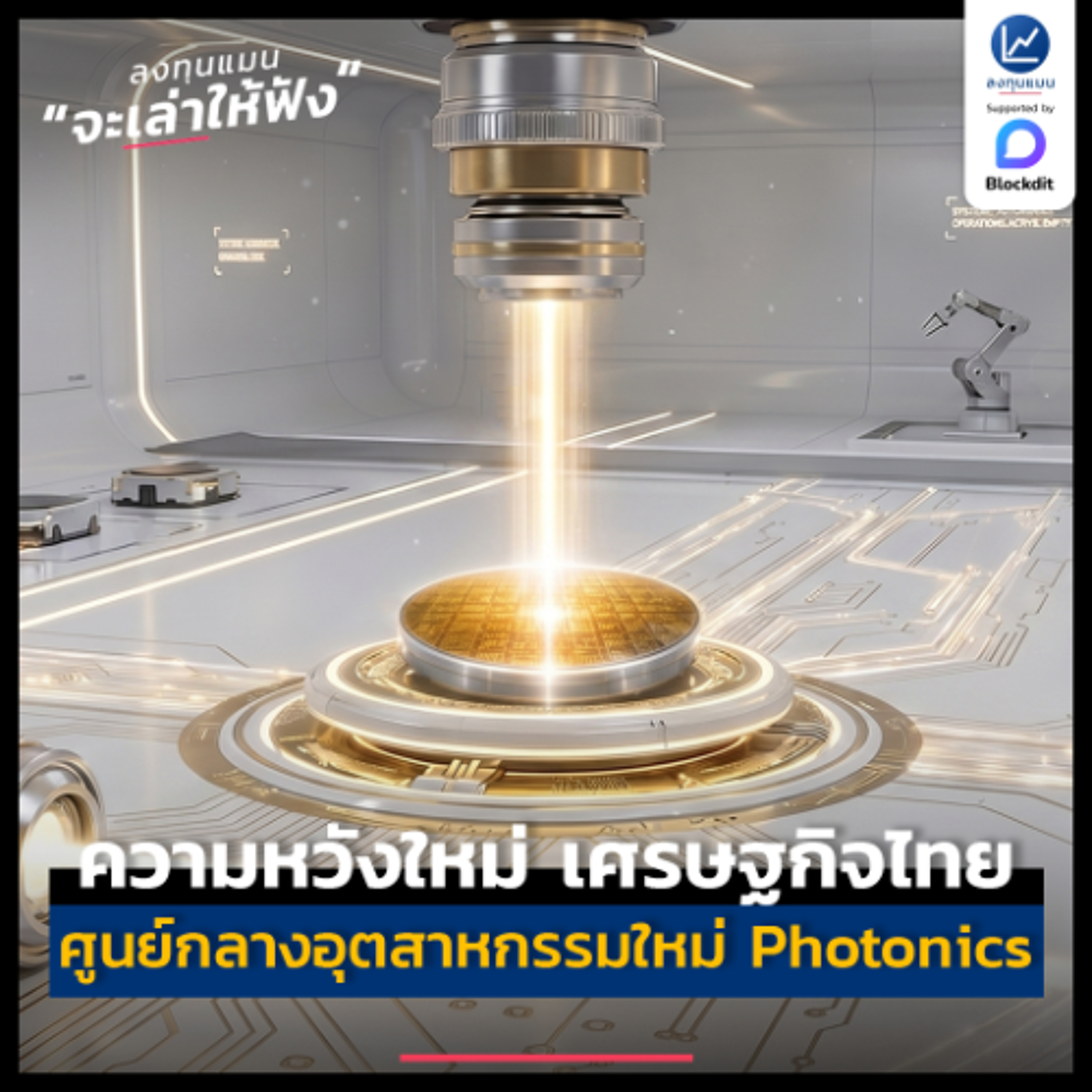 อนาคตของประเทศไทย ศูนย์กลางของอุตสาหกรรมใหม่ Photonics  | ลงทุนแมนจะเล่าให้ฟัง