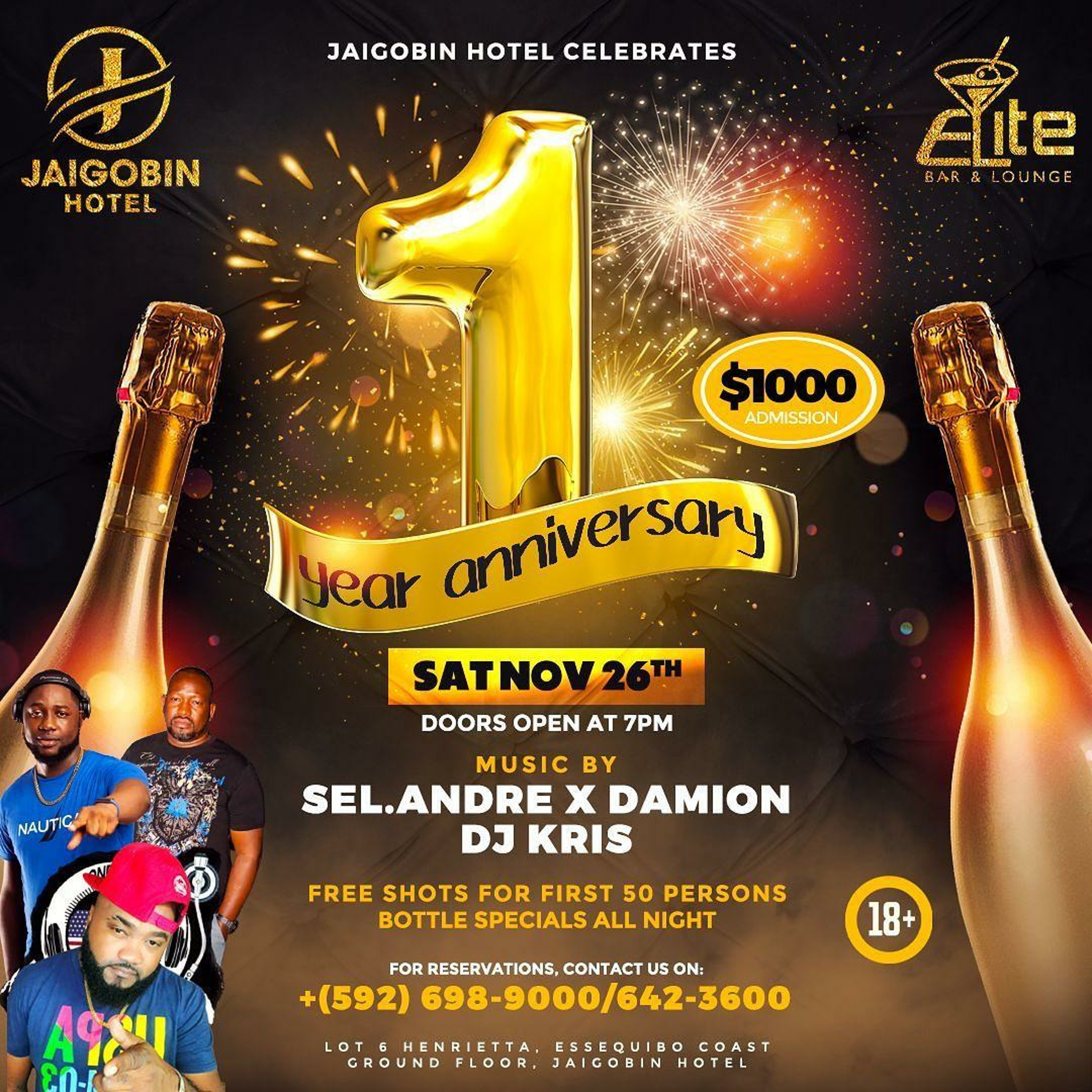 ONE VOICE AT JAIGOBIN ANNIVERSARY PT 1 (SELECTOR ANDRE X DAMION)