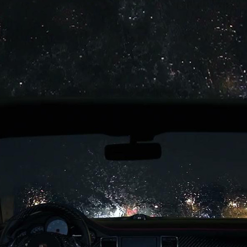 Regen auf Dach