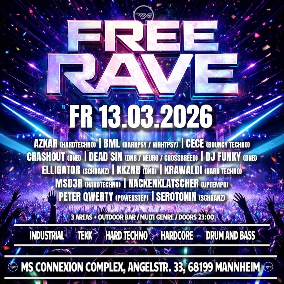 Stream AZKAR - FREE RAVE @ MS CONNECTION [2026-03-13] by AZKAR - TECHNO ...