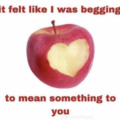 i'll always share with you my apple slices