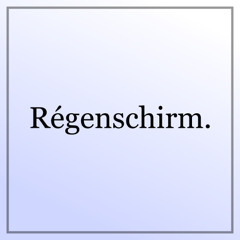Régenschirm // Nil's Fine Game - Regenshirm (Arrange)
