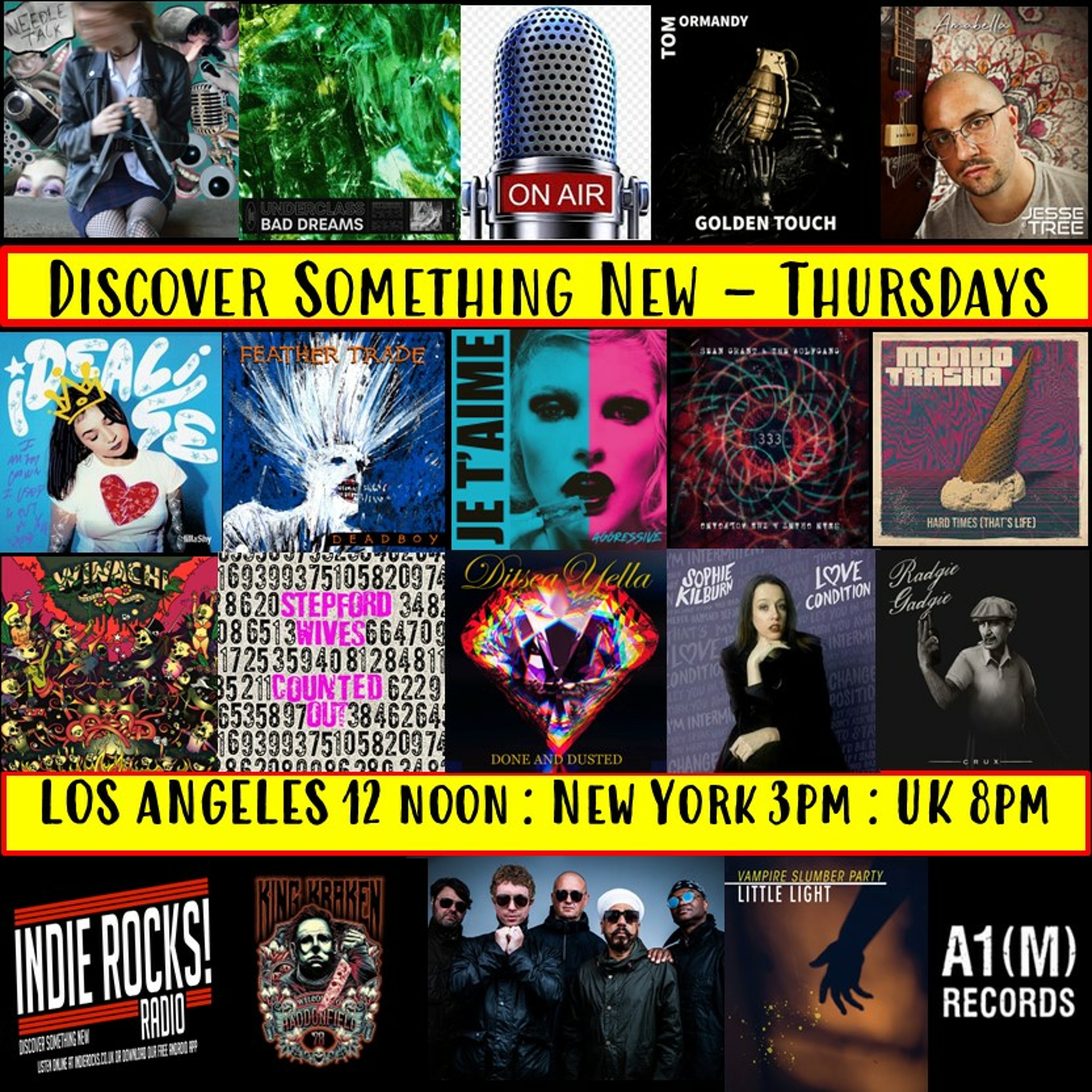 A1M new Music Show - Discover New Music - Indie Rocks Radio