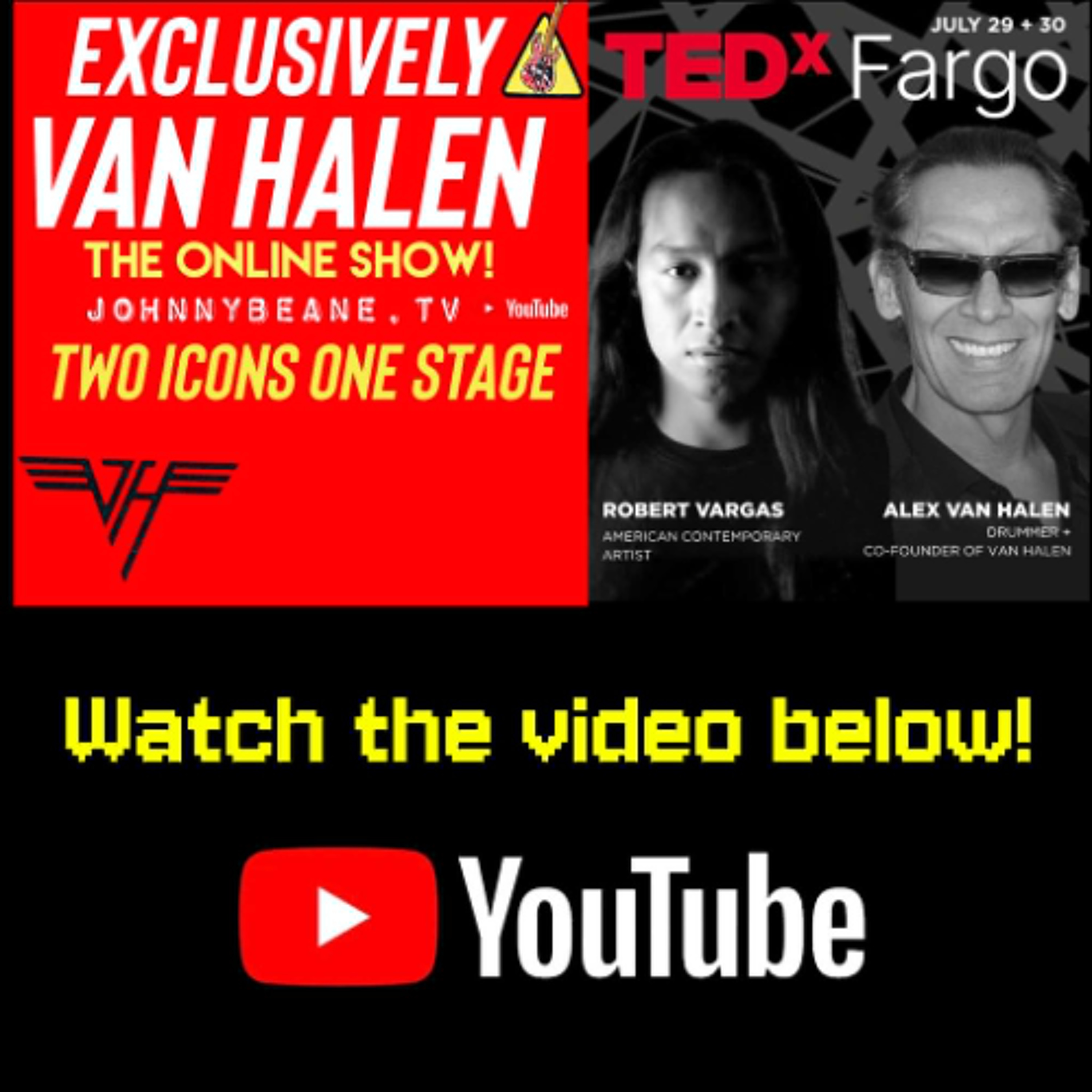 BREAKING: Alex Van Halen to Appear at TEDxFargo 2026 episode artwork