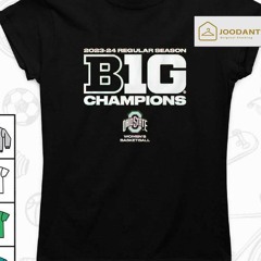 2024 Big Ten Regular Season Champions Ohio State Buckeyes Women's Basketball Shirt