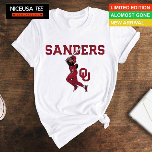 Oklahoma Softball Cydney Sanders Slugger Swing Shirt