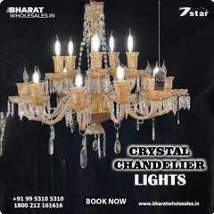 Crystal Chandelier Lights Buy Online in Bulk Mode with Best Price