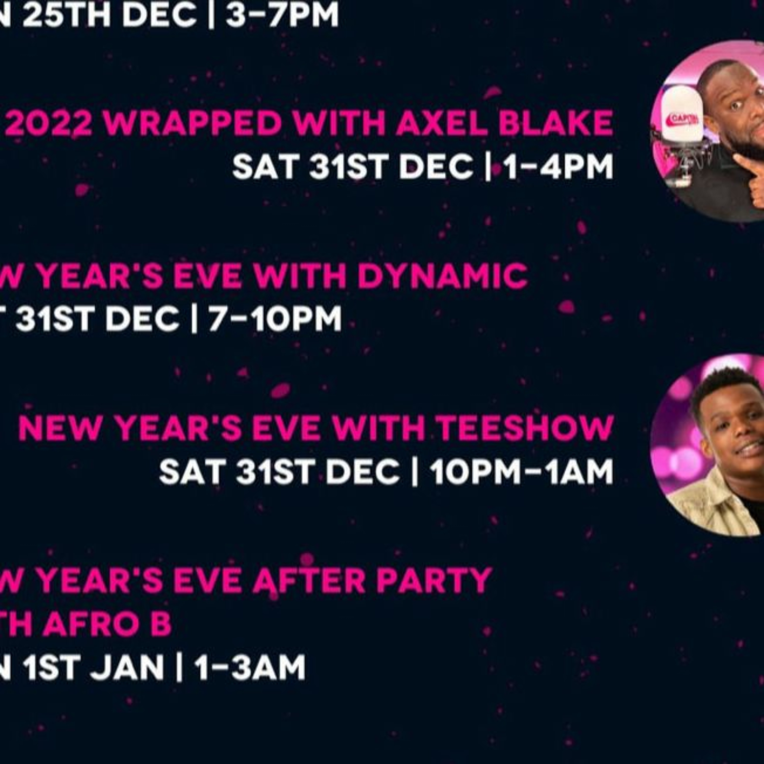 NYE Countdown Live Show On @Capitalxtra (31.12.22) Instagram : @DJTEESHOW