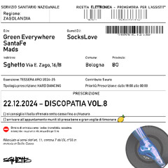 Discopatia Vol.8 - Bologna,IT - 22.12.24