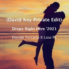 Davide Ferrario X Loui PL - Drops Right Here '2021 (David Key Private Edit) [FREE DOWNLOAD]