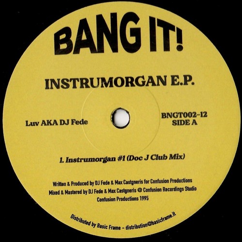 BNGT002-12 / Luv AKA Dj Fede - Instrumorgan Ep