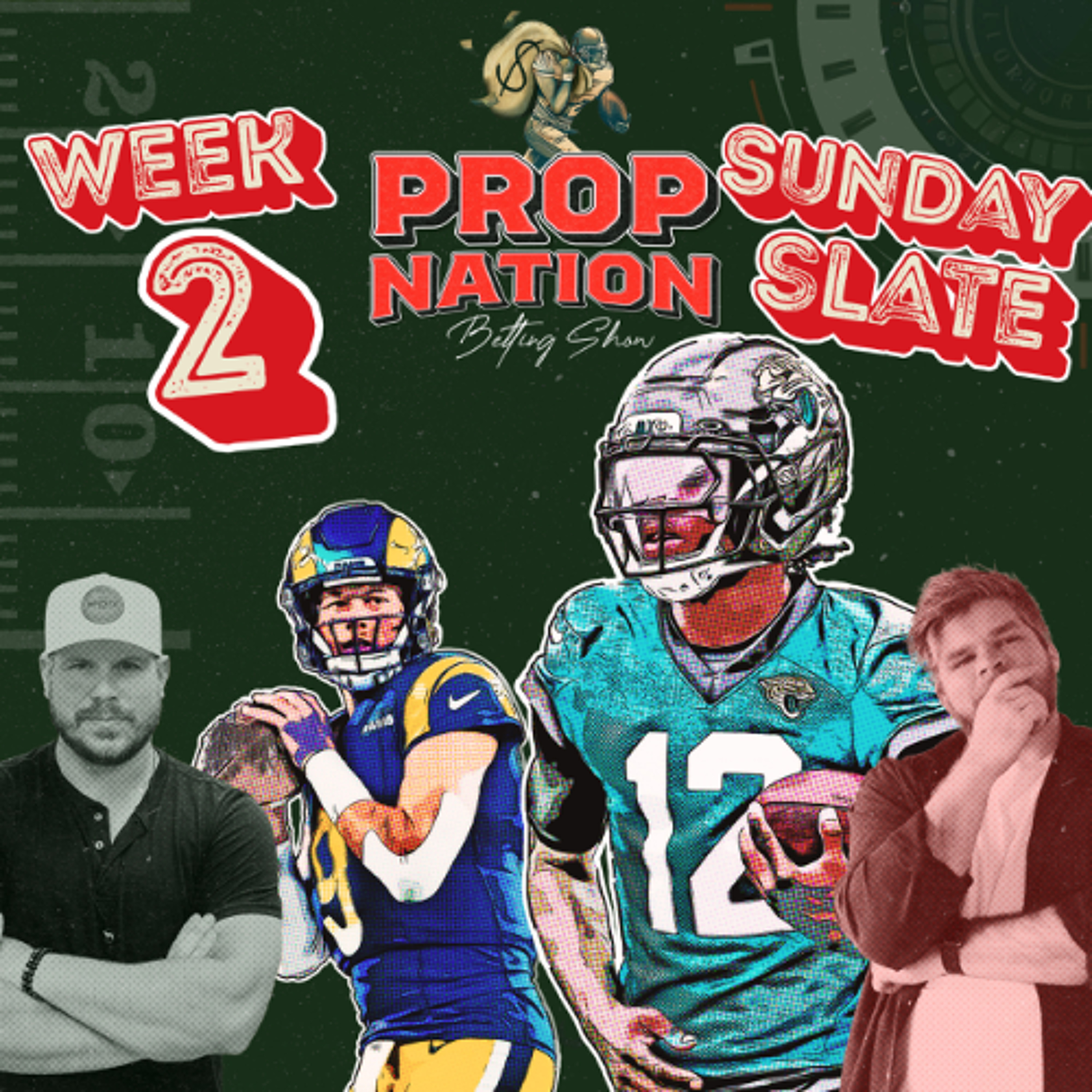 Justin Fields and the Jets are very bet-able • Back to the well with the Jags Receivers • NFL Week 2 episode artwork