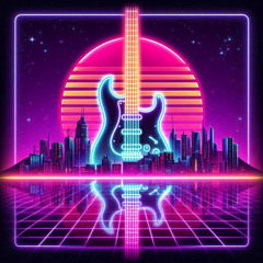 Neon Frontiers  |  Best of Guitar-driven Synthwave / Retrowave / Outrun 🎸