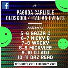 nicky b pagoda set sat 20th feb 2021