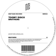 Toomy Disco - Brothers (Original Mix) [DBR022]