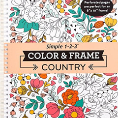 [DOWNLOAD] EBOOK 📰 Color & Frame - Country (Adult Coloring Book) by  New Seasons &