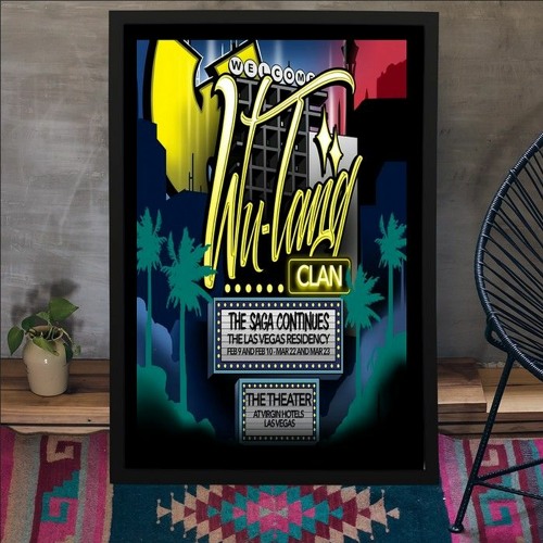 Stream Wu Tang Clan Mar 22 & 23 2024 Las Vegas, NV Poster by Hoolatee