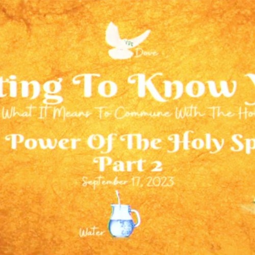 Stream The Power of The Holy Spirit Part 2 by Strong Tower Bible Church ...