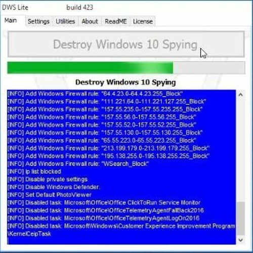 Stream Destroy Windows 10 Spying Final Version Free Download ((HOT)) by  Samik | Listen online for free on SoundCloud