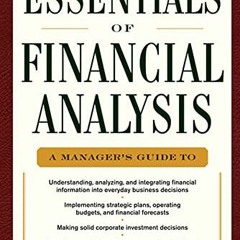 Download The Essentials of Financial Analysis