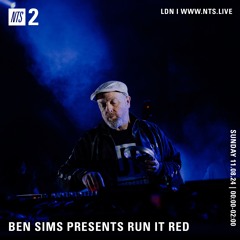 BEN SIMS Pres RUN IT RED 113. Aug 2024
