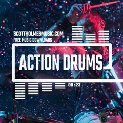 Action Drums | Energetic Percussion Music for Trailers | FREE CC MP3 DOWNLOAD - Royalty Free Music