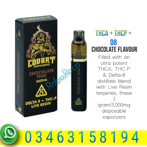 Disposable Pod Chocolate Taste THCA + THCP + D8 Price in Sialkot ^03463158194^