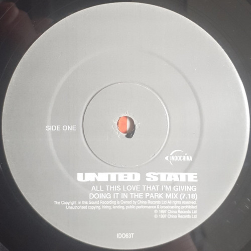 united state - all this love i’m giving (doing it in the park mix)