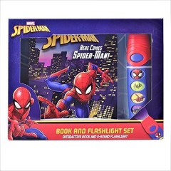 ⚡PDF⚡ Marvel Spider-man - Pop-Up Board Book and Sound Flashlight Toy Set - PI Kids (Play-A-Sound)