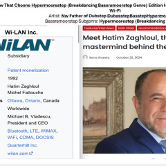 Hypermoorestep Breakdancing Dubstep Hatim Zaghloul Father of Wireless Internet & Bluetooth. New Genre