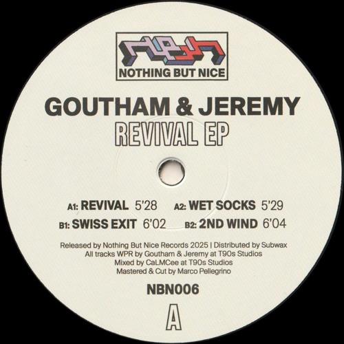Goutham & Jeremy - Revival EP (NBN006)