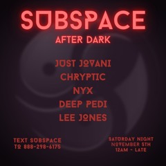 Deep Pedi - Recorded Live @Subspace 11-5-22