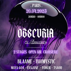 Set 1ST ANNIVERSARY OF OBSCURIA - 20/04/25