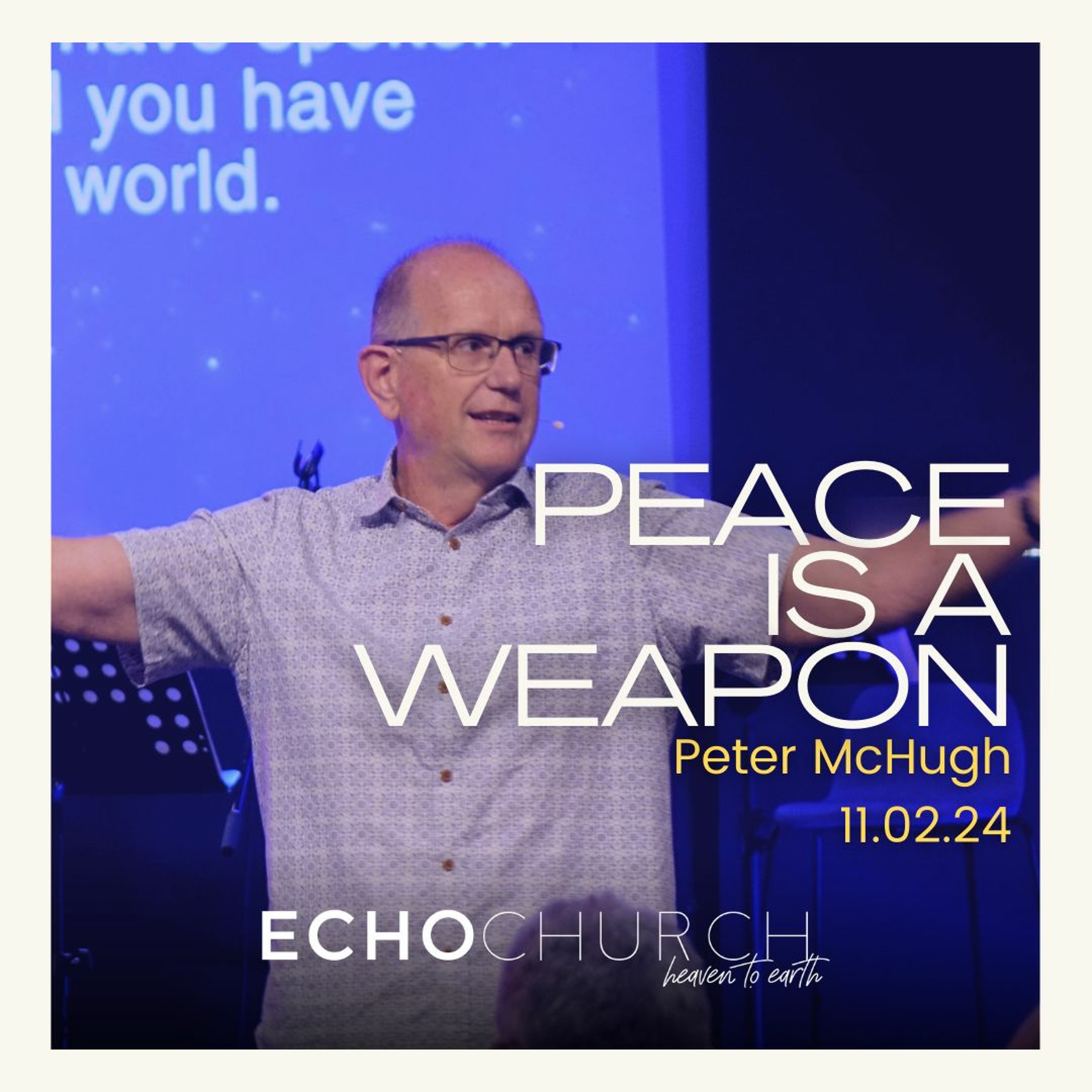 Peace Is A Weapon. Peter McHugh / 11.02.24