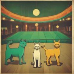 Cats at the Dog Show